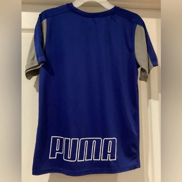 PUMA Boys' Logo T-Shirt Size L(14/16) - Picture 4 of 4